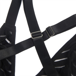 Subblime - 954154 Body Avec Porte-Jarretelles Noir L/Xl